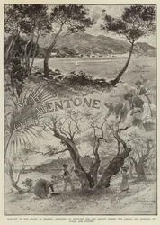 Royalty in South of France, Sketches at Mentone and Cap Martin where the Prince and Princess of Wales are staying